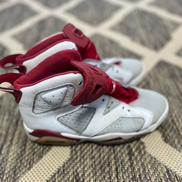 Nike Air Jordan 6 Retro Alternate Hare OG VI 384664–113 White Red - Size 7 - Picture 8 of 9
